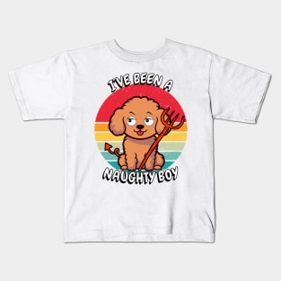 ive been a naughty boy - brown dog Kids T-Shirt